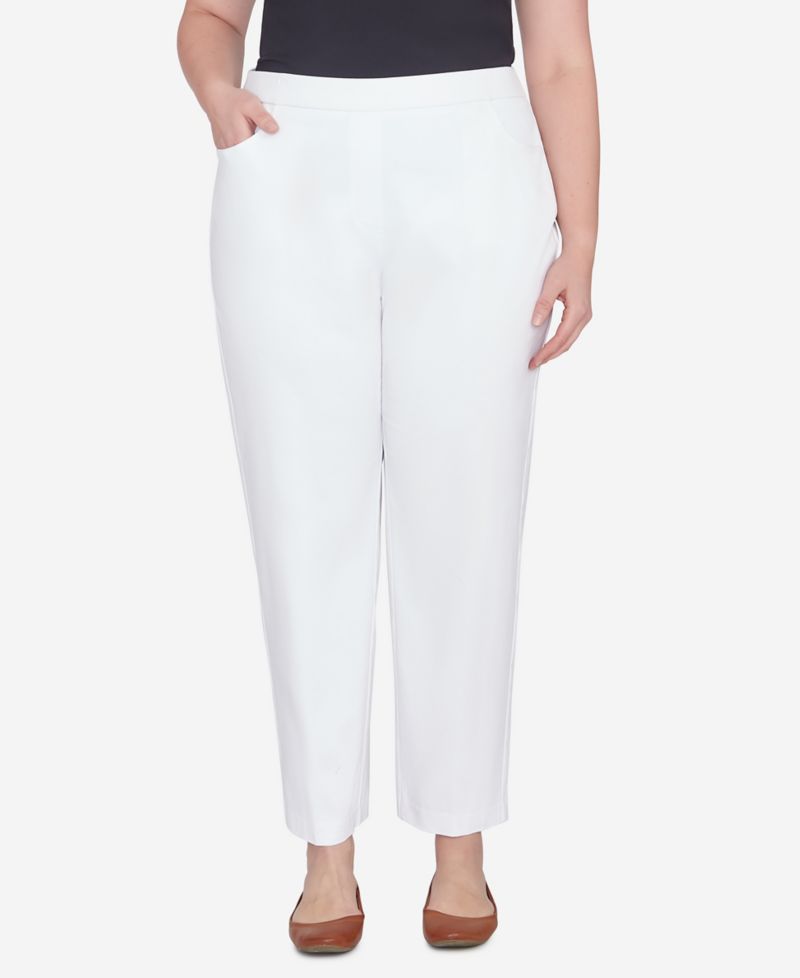 Plus Size Classic Allure Tummy Control Pull-On Average Length Pants