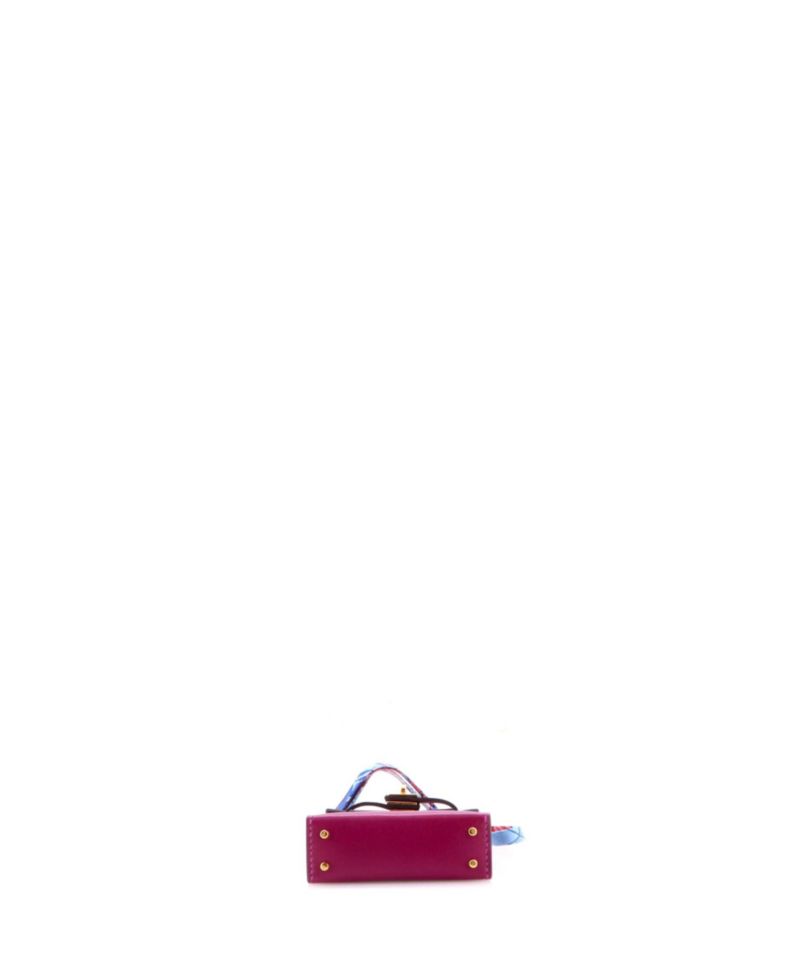 Pre-Owned Hermes Kelly Twilly Bag Charm Tadelakt