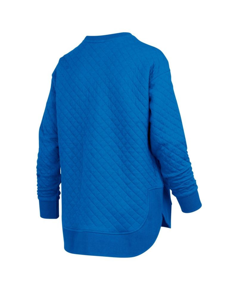 Women's Florida Gators Quilted Graphic Long-Sleeve Pullover Sweatshirt