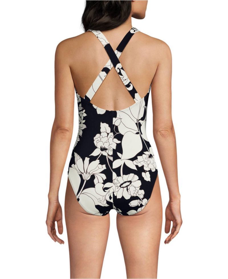 Women's Tugless X-Back One Piece Swimsuit