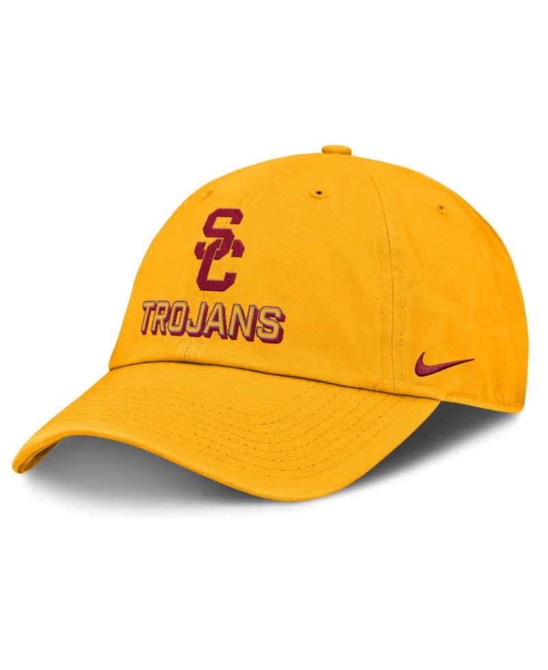Men's Gold USC Trojans 2025 On-Field Club Adjustable Hat
