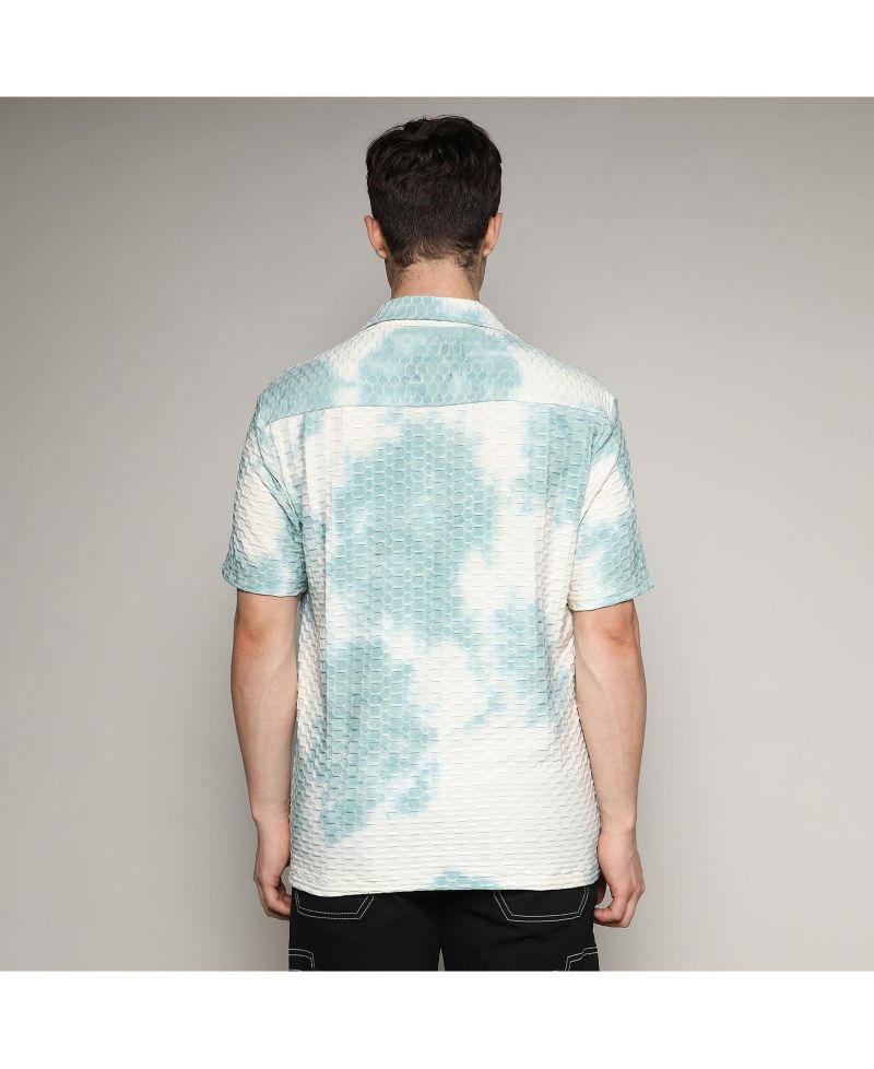 Men's Multicolour Tie-Dye Honeycomb Shirt
