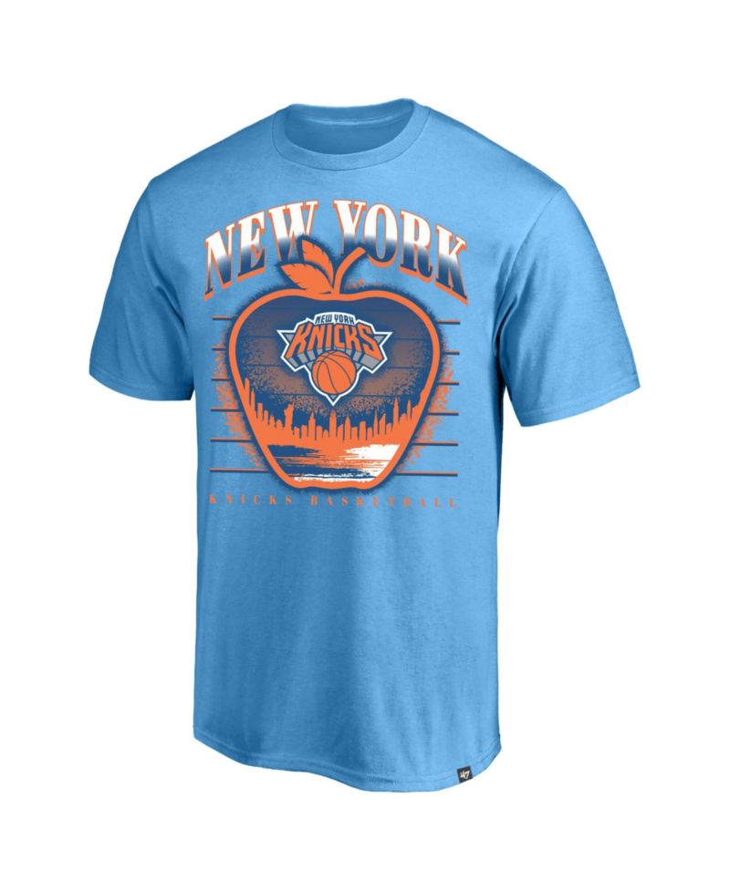 Men's Blue New York Knicks Big & Tall Apple T-Shirt