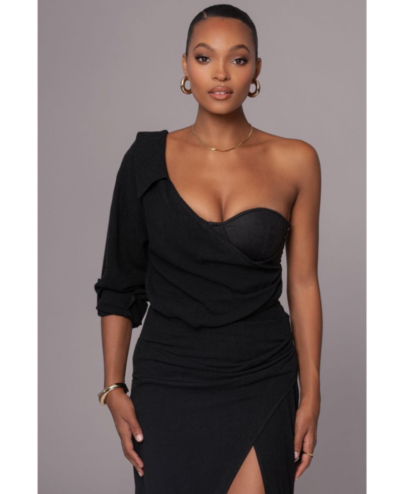 Women's Evita Linen Draped Dress