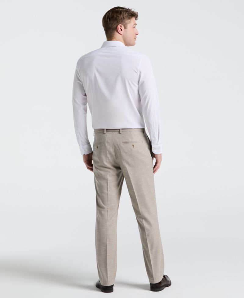 Men's Modern-Fit Sharkskin Dress Pants