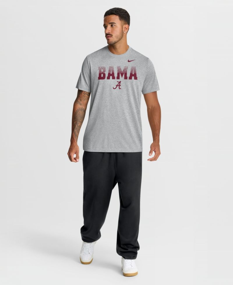Men's Gray Alabama Crimson Tide Primetime Legend Kinetic Mantra Dri-FIT T-Shirt