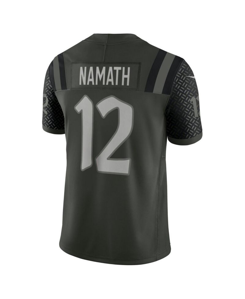 Men's Joe Namath Gotham Green New York Jets 2025 Rivalries Collection Retired Player Limited Jersey