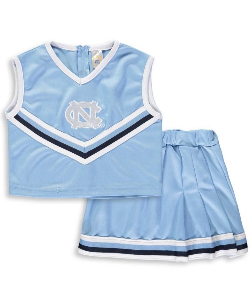 Big Girls Carolina Blue North Carolina Tar Heels Two-Piece Cheer Set
