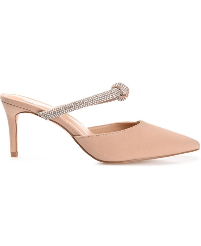 Women's Lunna Rhinestone Knot Slip-On Dress Pumps