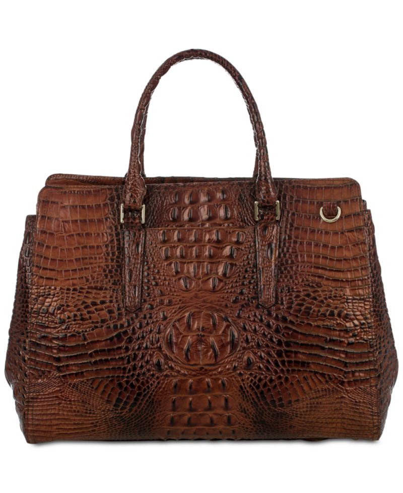 Finley Large Leather Carryall Satchel Bag