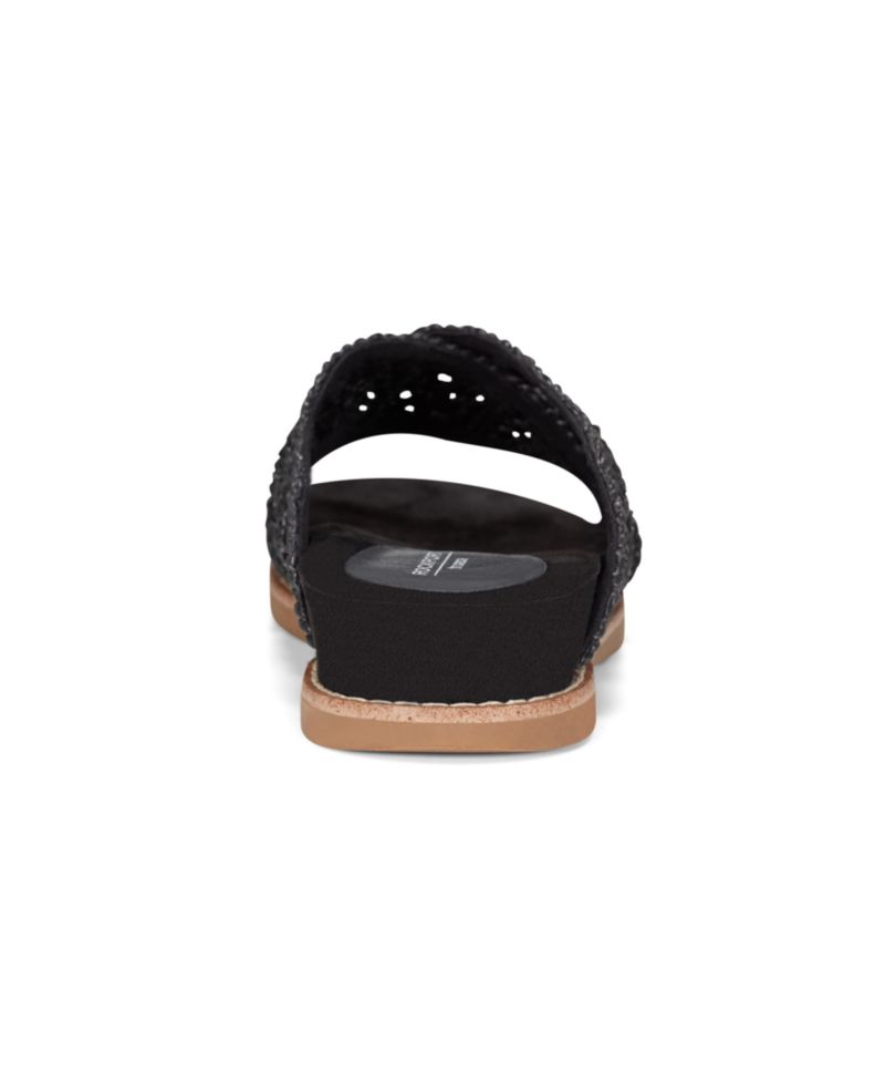 Women's Zora Woven Crisscross Flat Footbed Sandals