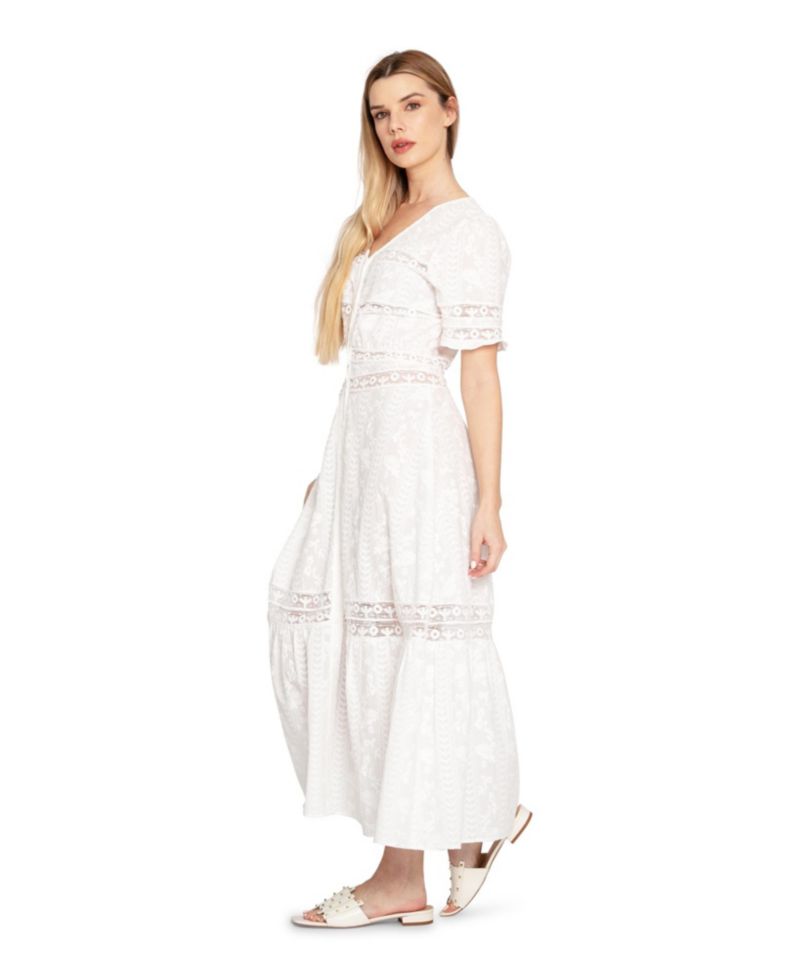 Women's Summer Breeze Lace Midi Dress