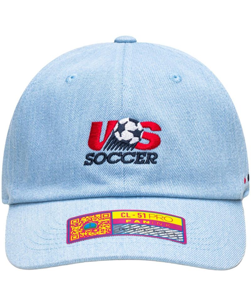 Men's and Women's Light Blue USMNT Making History Adjustable Trucker Hat