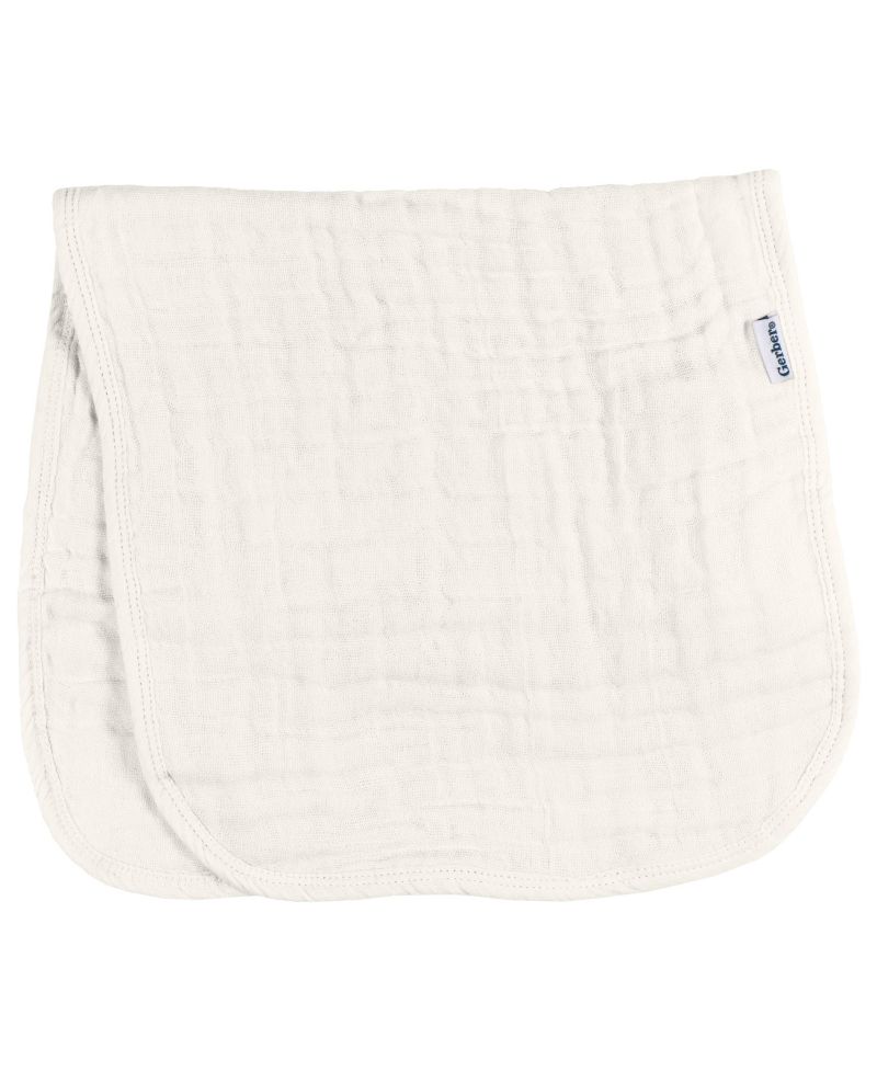 Baby Neutral Stars Muslin Burpcloths - 5-Pack