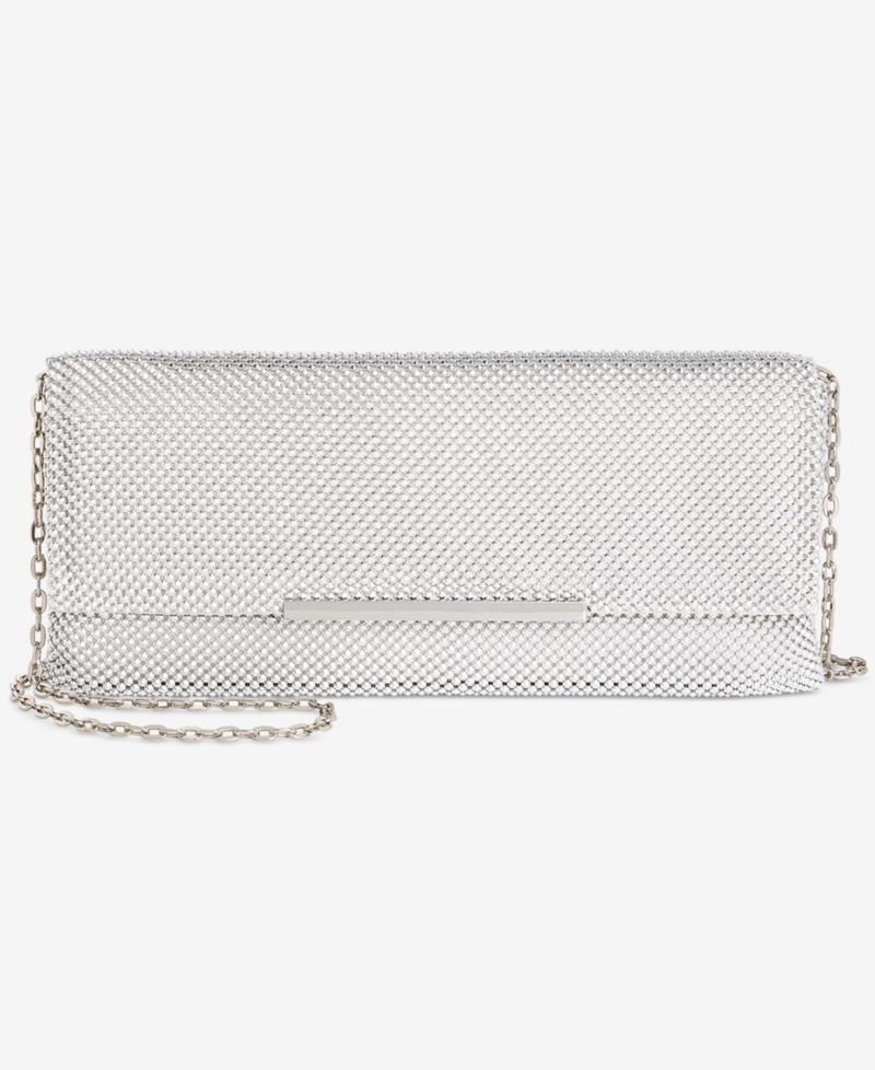 Ether East/West Studded Mesh Clutch