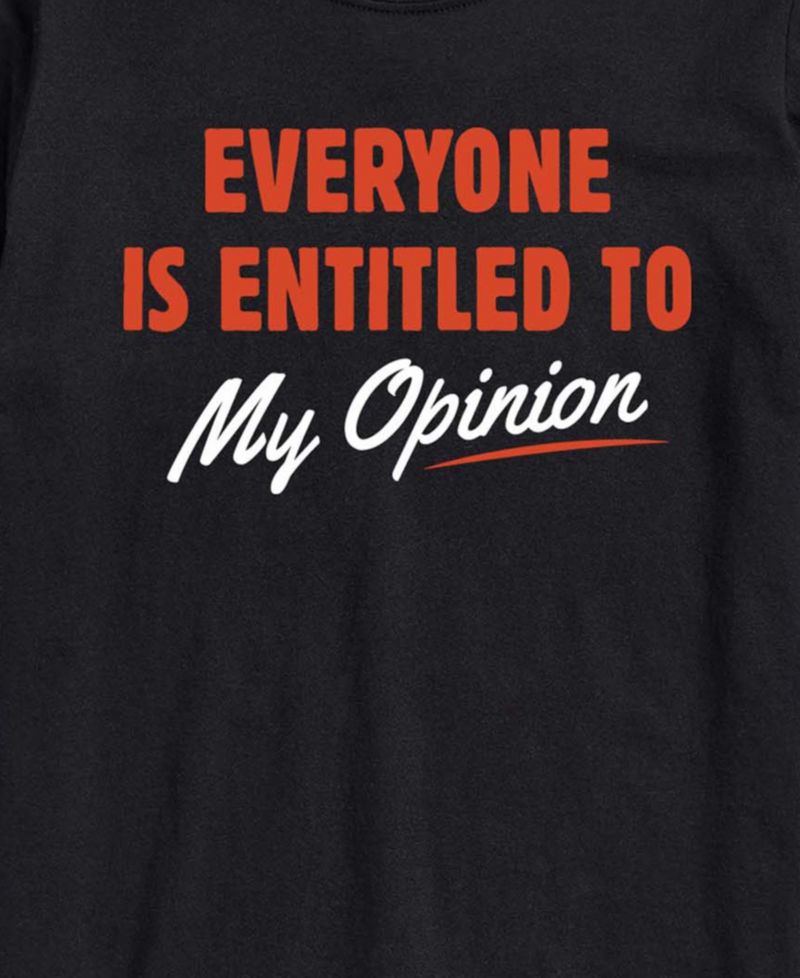 Men's My Opinion Short-Sleeve Graphic T-Shirt