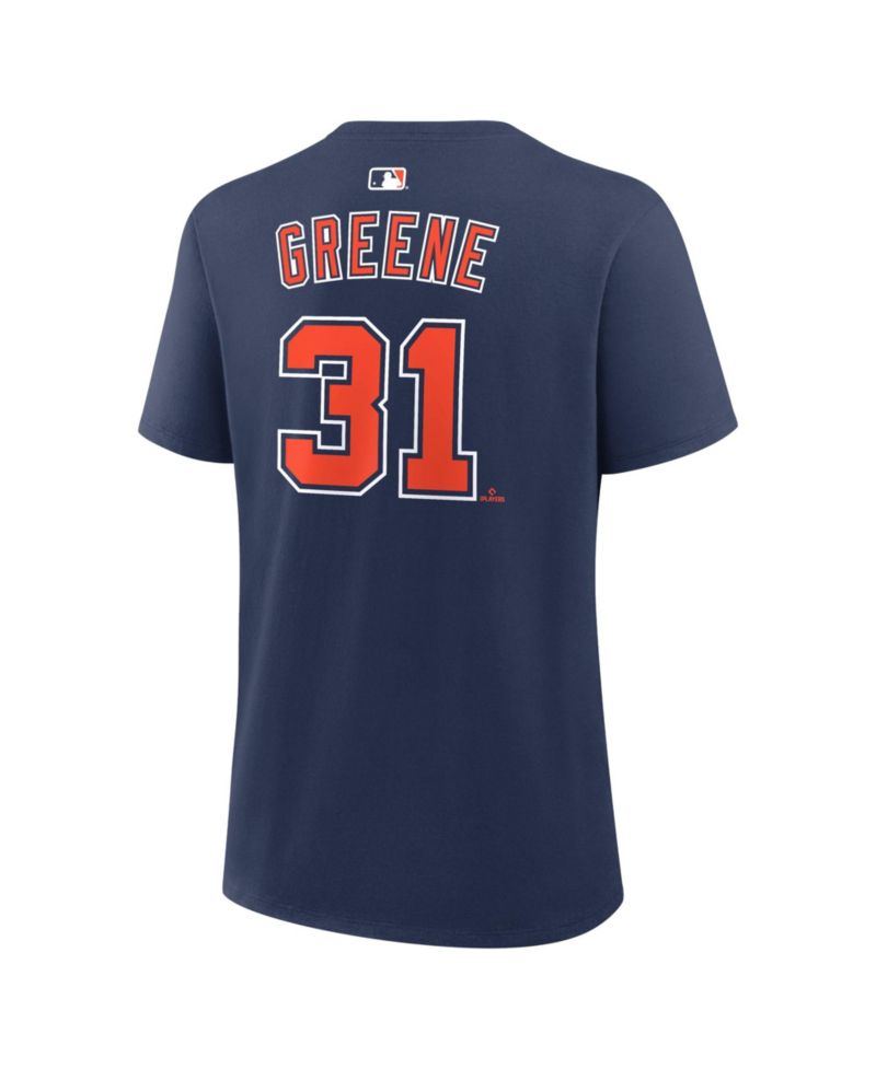 Women's Riley Greene Navy Detroit Tigers Name & Number T-Shirt