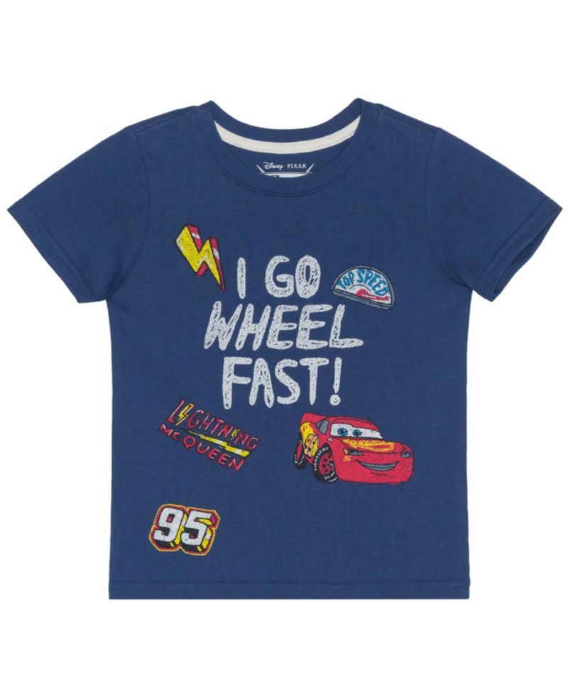 Toddler Boys' 12M-5T I Go Wheel Fast Short-Sleeve Graphic T-Shirt