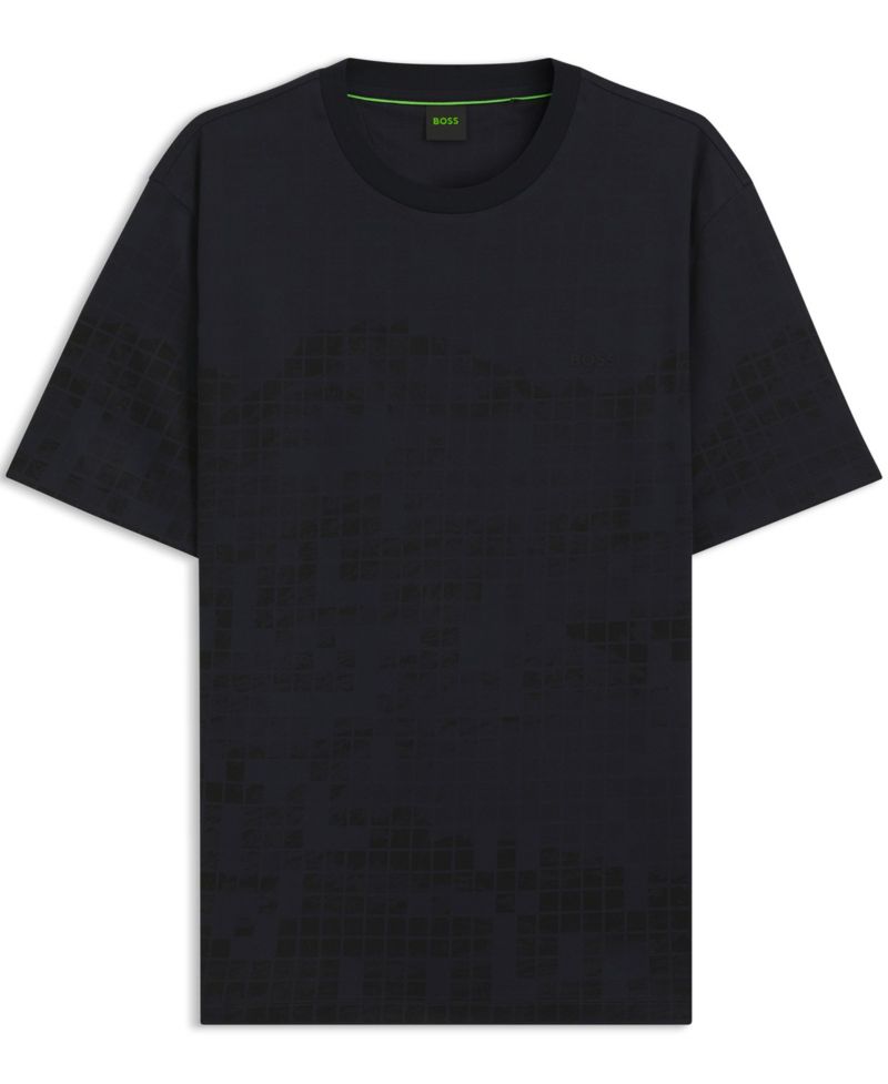 Men's Mercerised-Cotton Printed Graphic T-Shirt