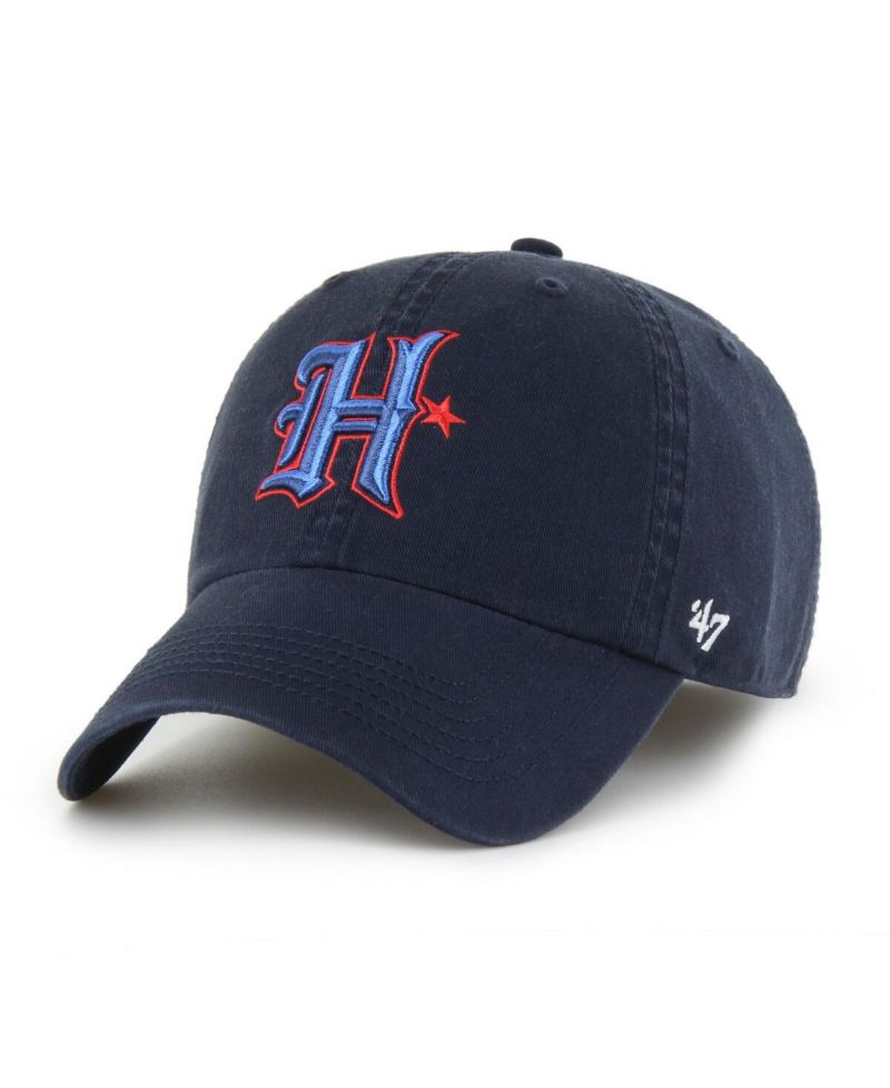Men's Navy Houston Texans Alternate Logo Franchise Fitted Hat