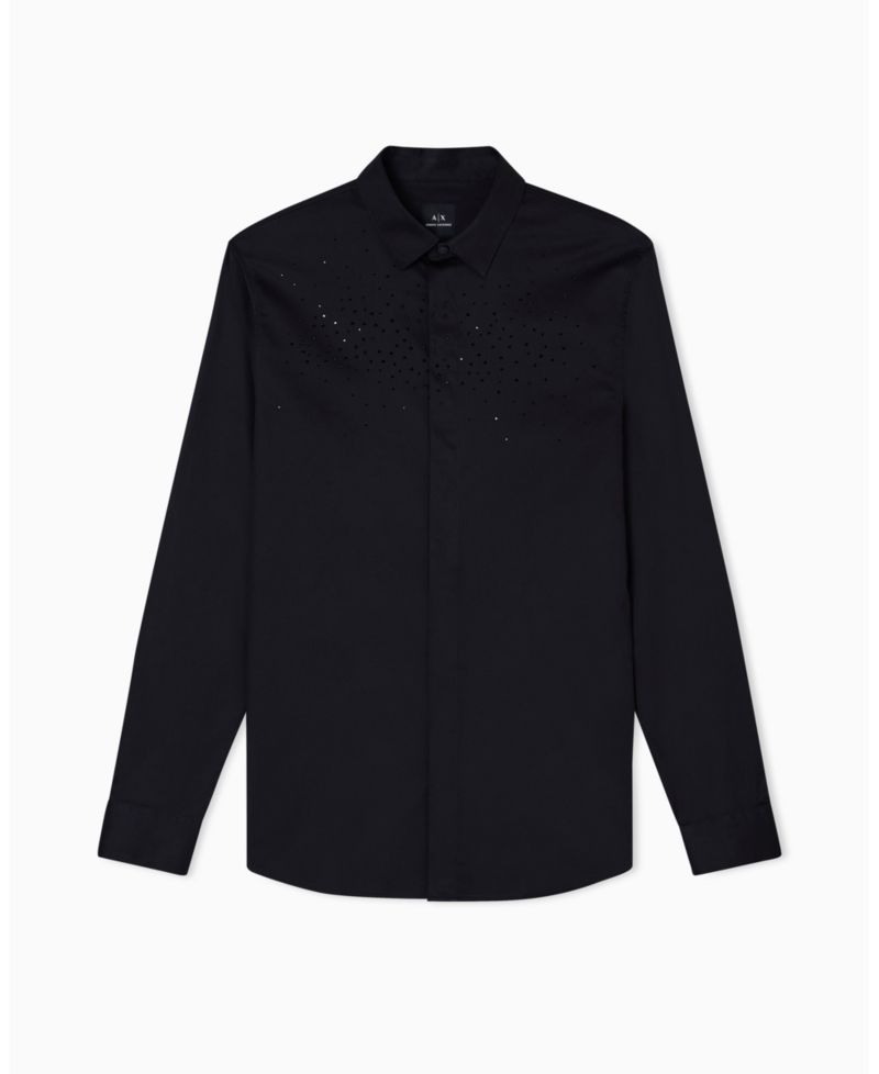 Men's Night Lab Embellished Woven Shirt
