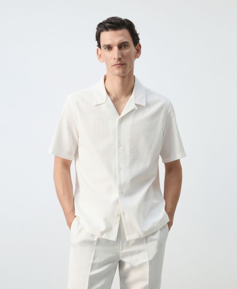 Men's Regular-Fit Cotton Shirt