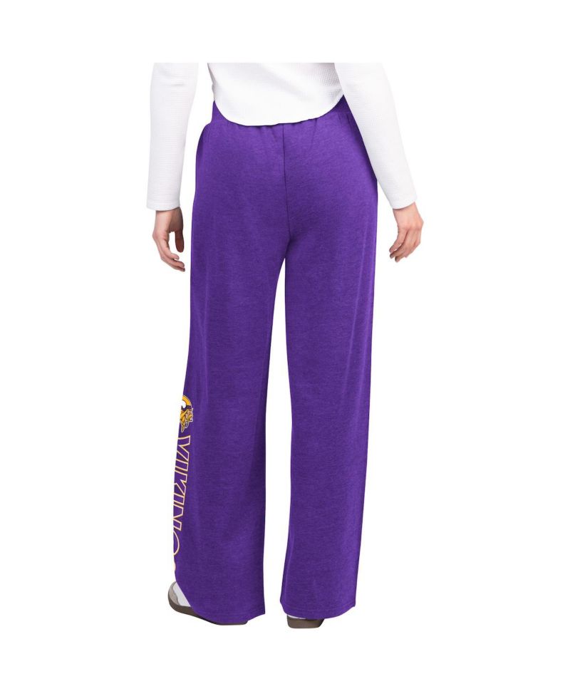Women's Purple Minnesota Vikings Field Wide Leg Sweatpants