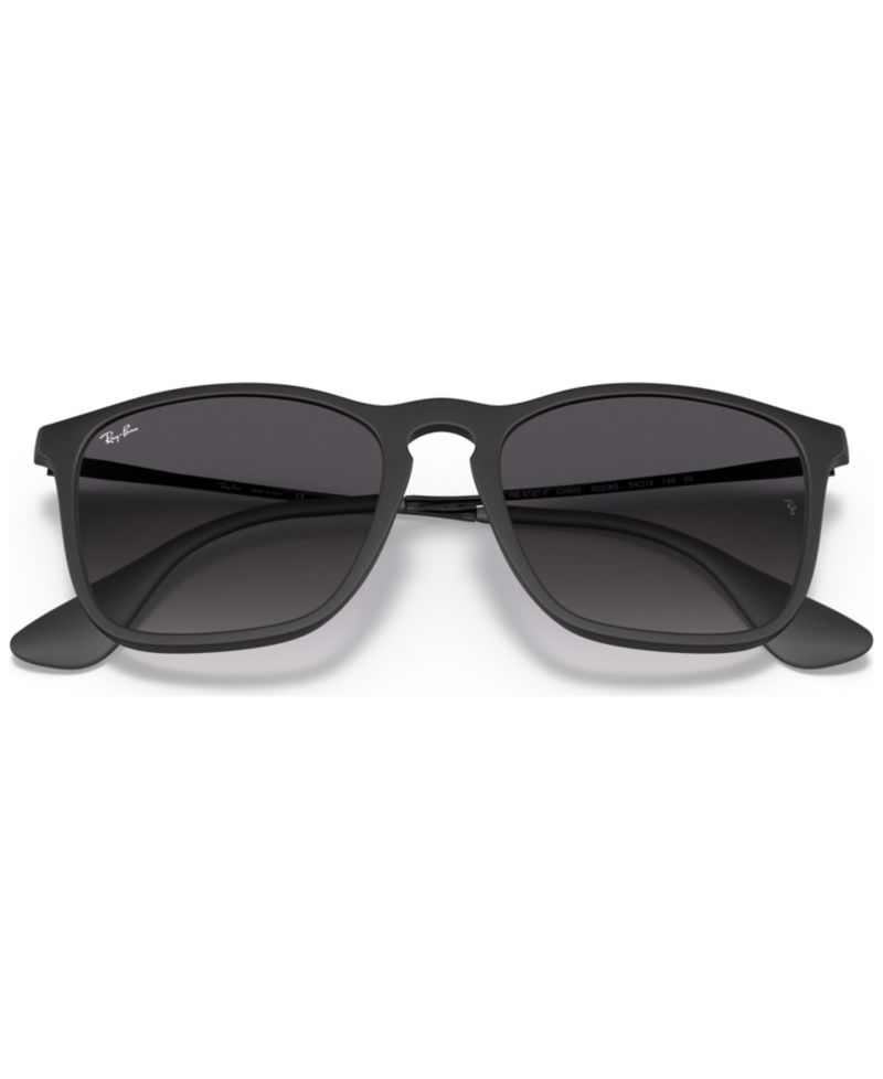 Unisex Low Bridge Fit Sunglasses, RB4187F CHRIS 54