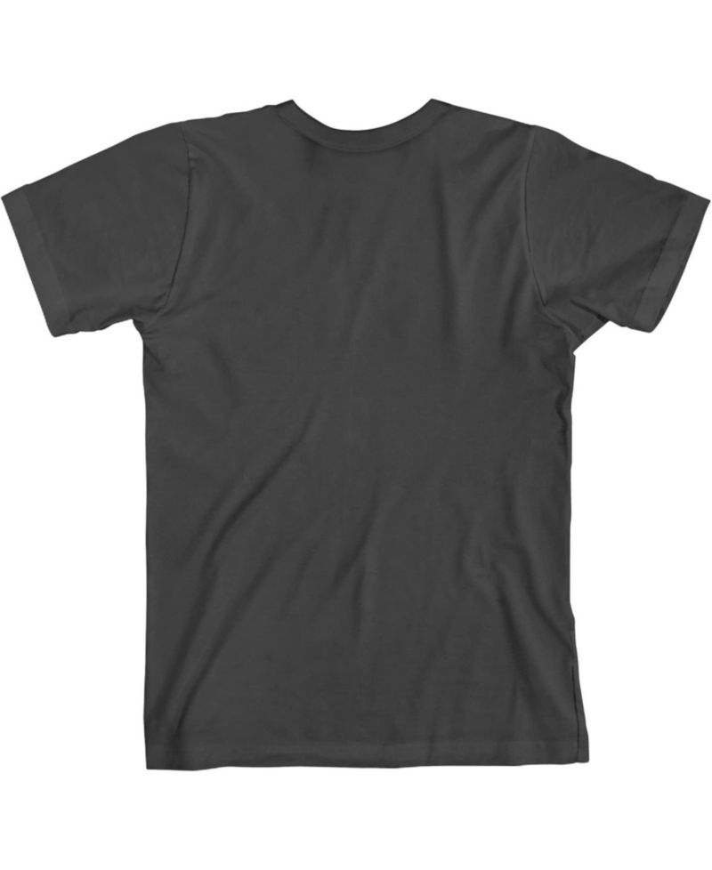 Back In Black Gray Leopard Print Logo Crew Neck Short Sleeve Girl's Black