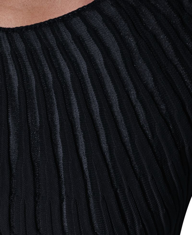 Women's Crewneck Sleeveless Ribbed Pullover Sweater
