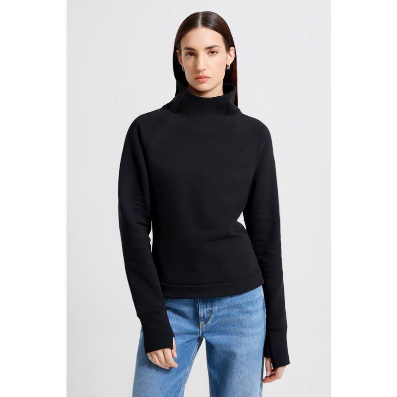 Women's Washington High V-Collar Long-Sleeve Relaxed Sweatshirt with Thumbholes