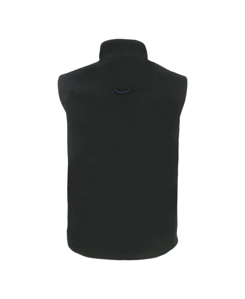 Men's Black Los Angeles Dodgers Charter Eco Full-Zip Vest