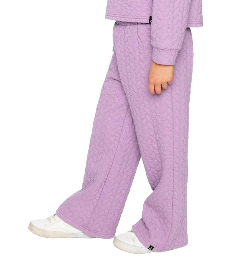 Big Girls Wide Leg Jacquard Pants