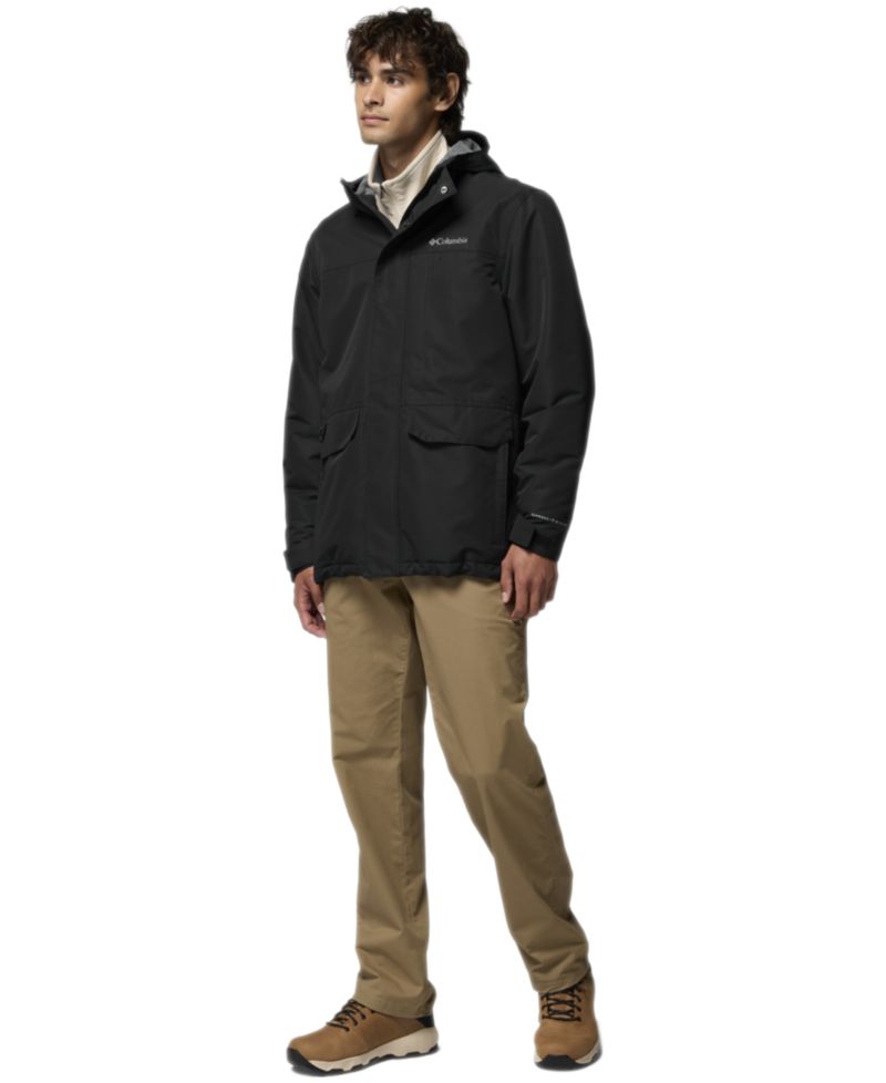 Men's Landroamer Fleece-Lined Waterproof Hooded Jacket