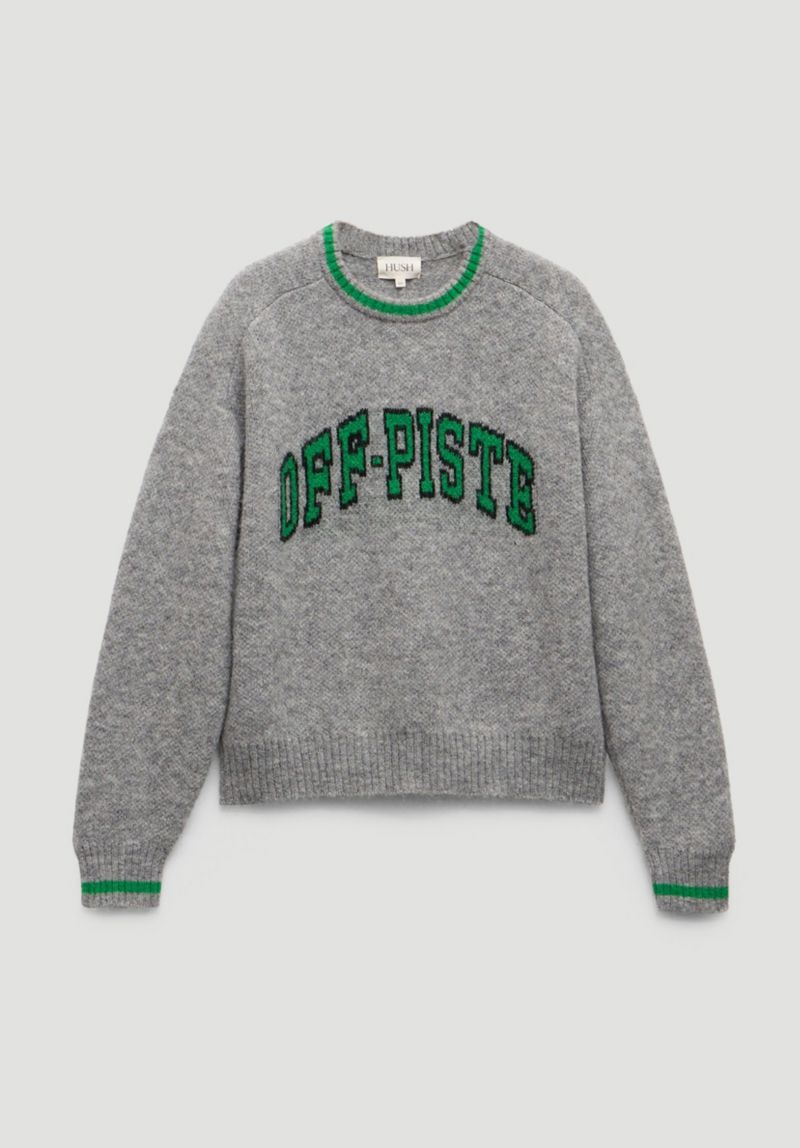 Women's Ellis Wool Blend Off-Piste Motif Sweater