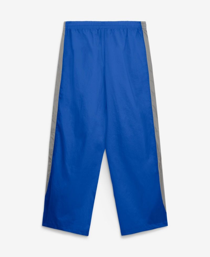 Women's Detroit Lions Team First Backwards Lateral Wide-Leg Colorblock Pants