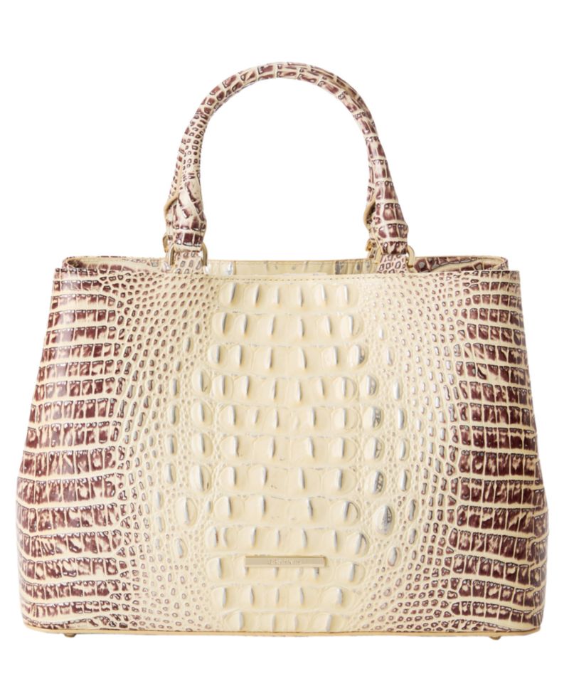 Denise Medium Leather Satchel Handbag