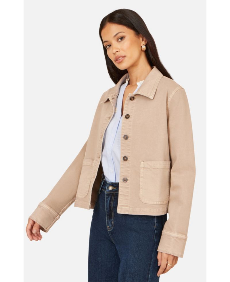 Women's Canvas Patch Pocket Jacket