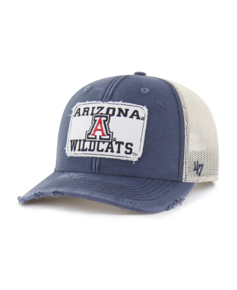 Men's and Women's '47 Navy Arizona Wildcats Egremont Well-Worn Adjustable Trucker Hat