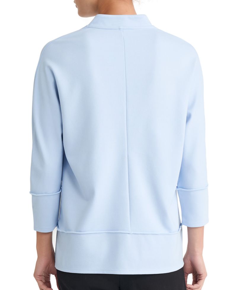 Petite Johnny Collar Top