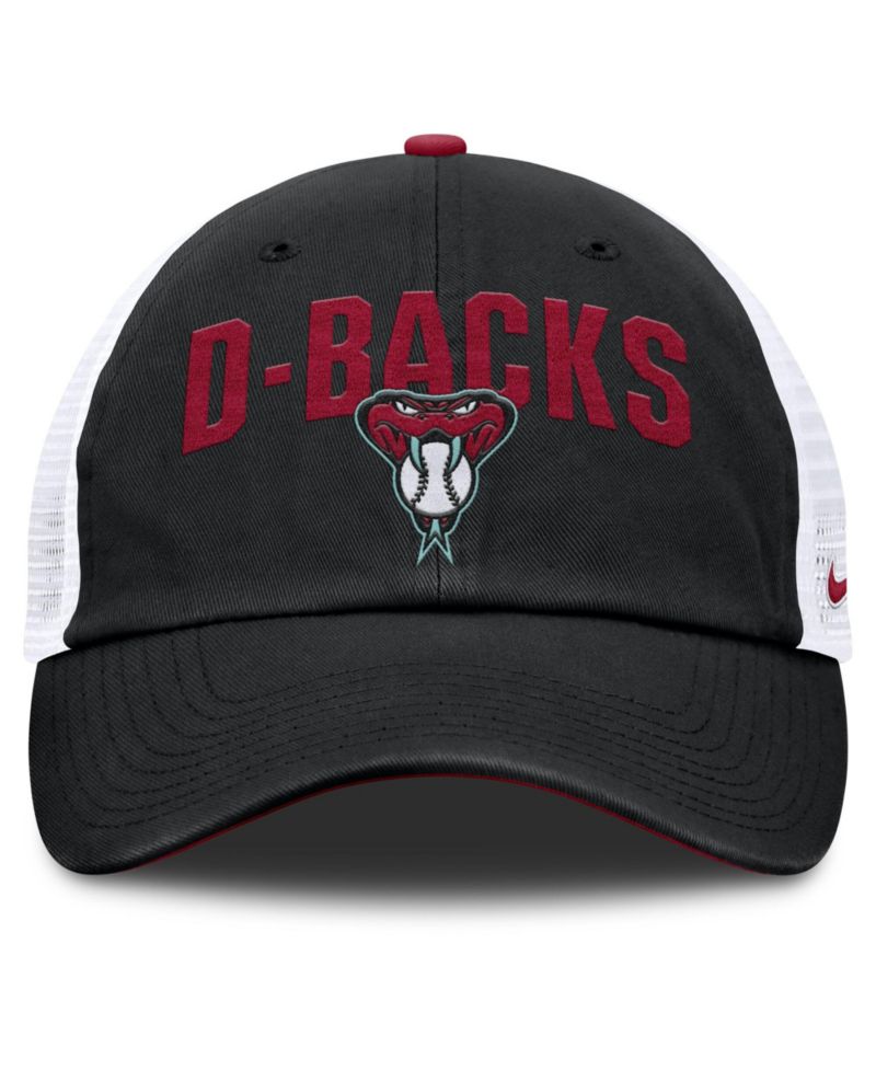 Men's Black Arizona Diamondbacks Primetime Club Adjustable Trucker Hat