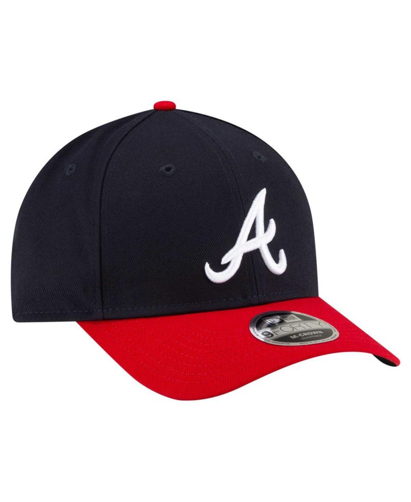 Men's Navy Atlanta Braves Player Replica 9FORTY Adjustable Hat