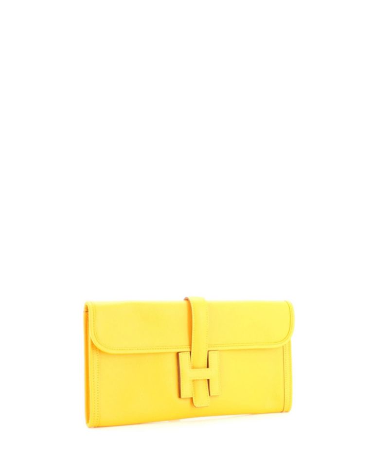 HERM&Eacute;S 29 Jige Elan Epsom Leather Clutch