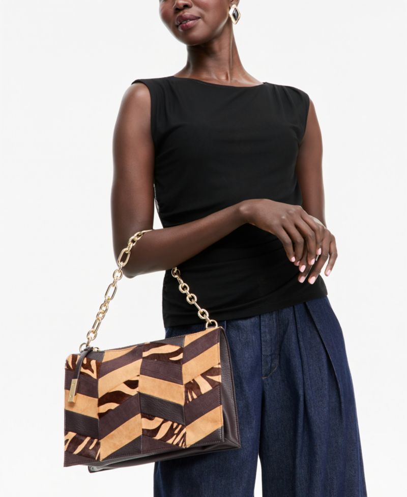 I.N.C International Concepts Fyonna Patchwork Shoulder Bag