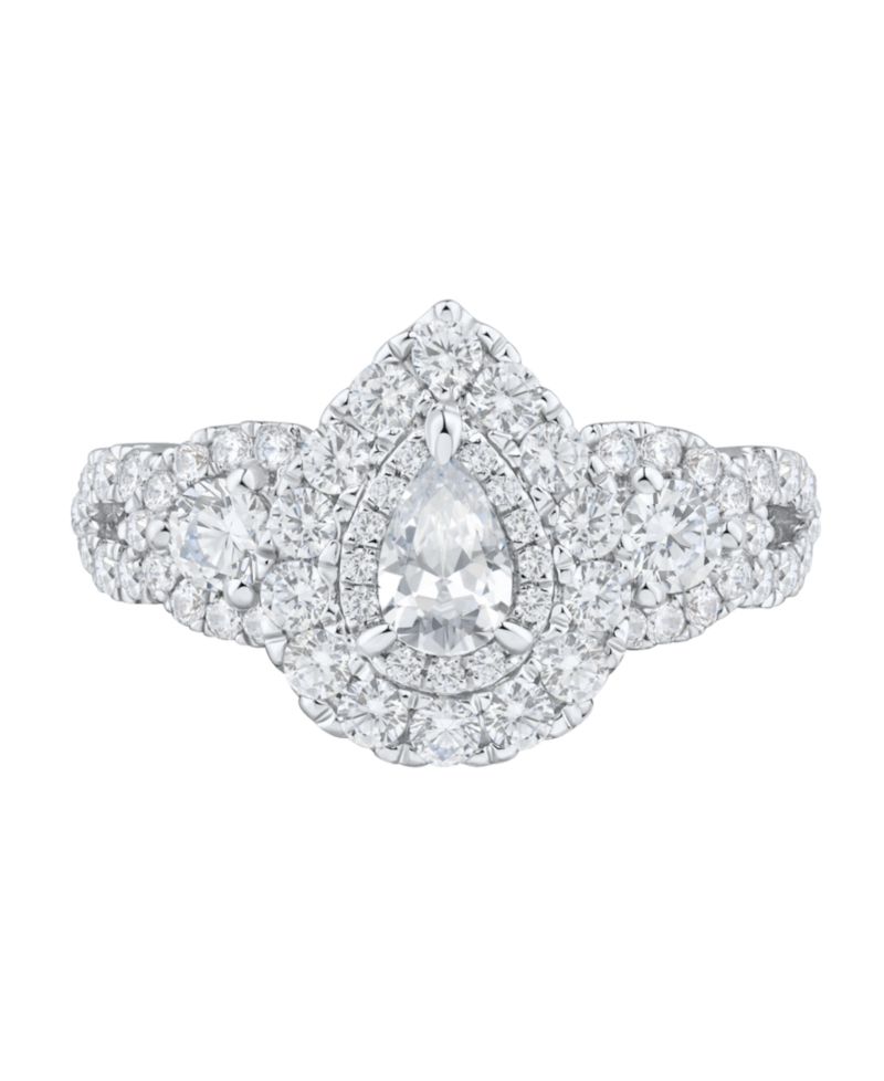 Diamond Engagement Ring (1-1/2 ct. t.w.) in 14k White Gold