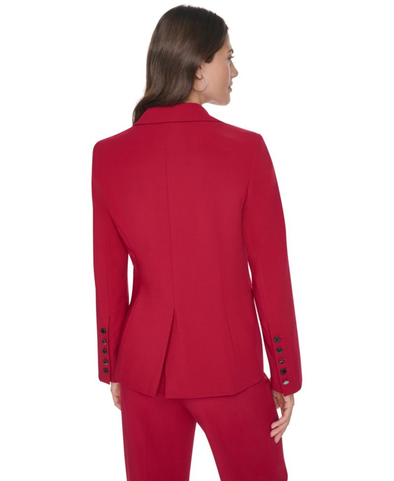 Petite Lined 1-Button Blazer