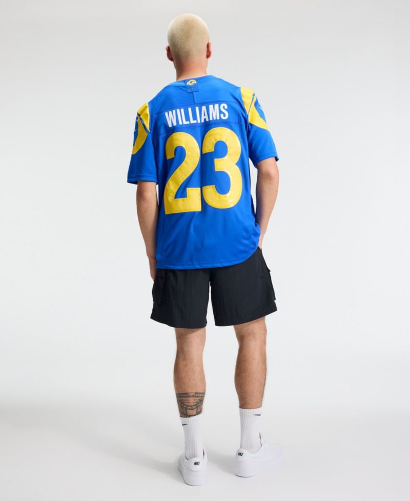 Men's Kyren Williams Royal Los Angeles Rams Vapor F.U.S.E. Stitched Limited Jersey