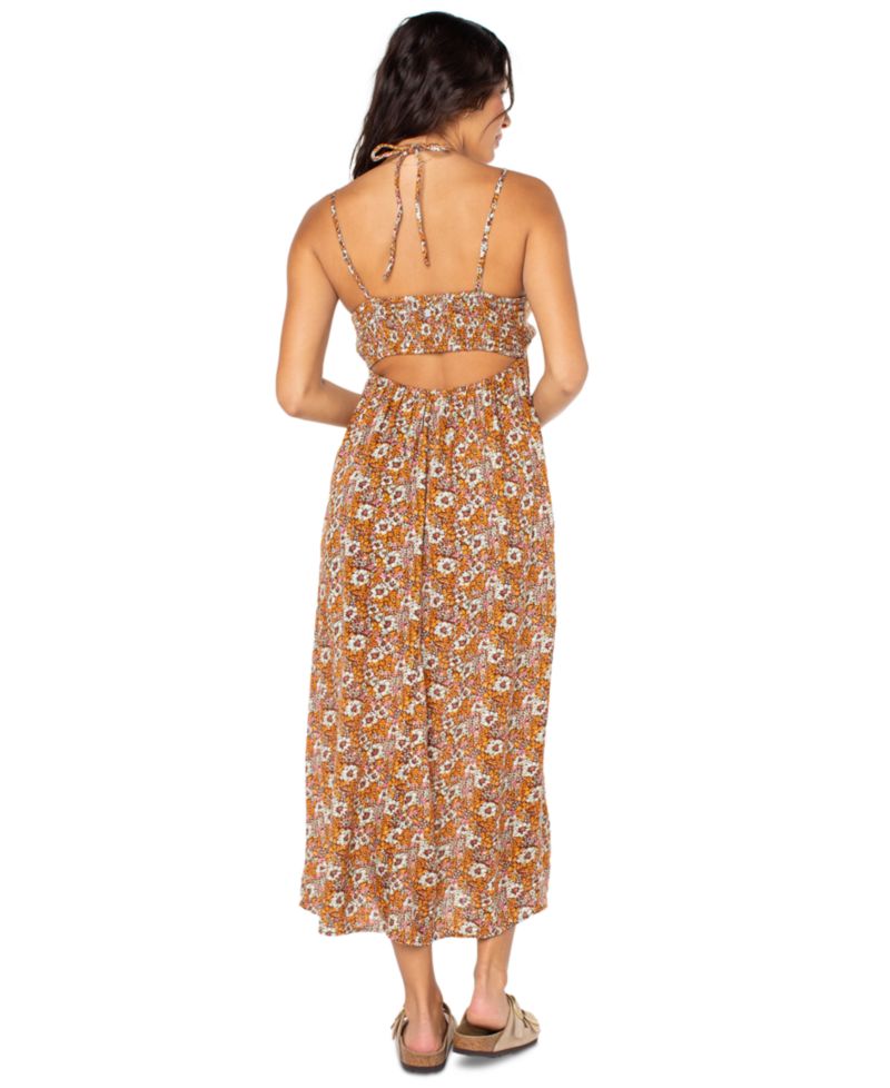 Women's Sunshine Crush Sleeveless Midi Dress