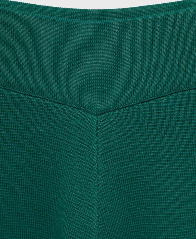 Women's Fine-Knit Straight-Fit Pants