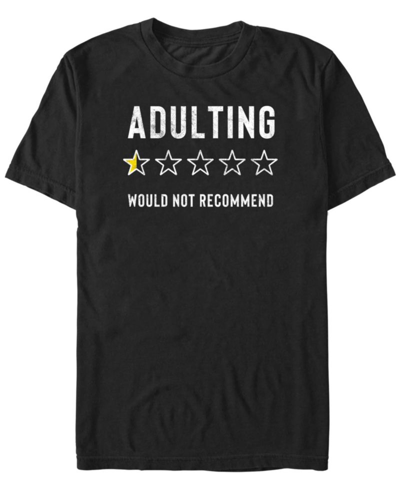 Men's Adulting Ratings Short-Sleeve T-Shirt